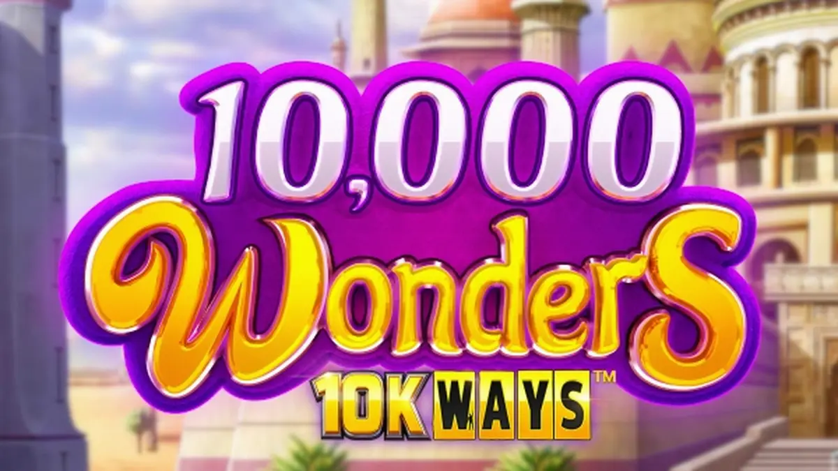 Tampilan visual slot 10,000 Wonders 10K Ways dengan tema petualangan.